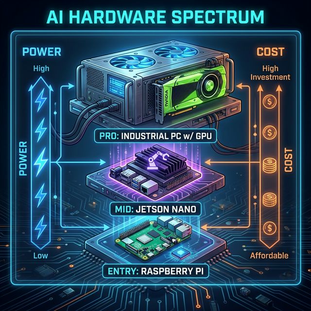 Guía de Hardware para IA Industrial: ¿Qué GPU Necesito? [Calculadora Excel]