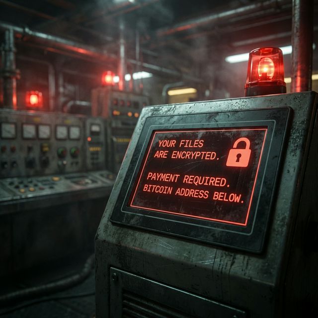 Ransomware en Planta: Anatomía de un Ciberataque OT (y Cómo Sobrevivir) [2026]