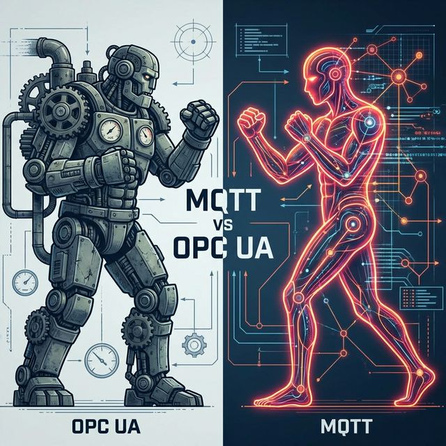 MQTT vs OPC UA: La Guía Definitiva de Protocolos IIoT [Cheat Sheet 2026]