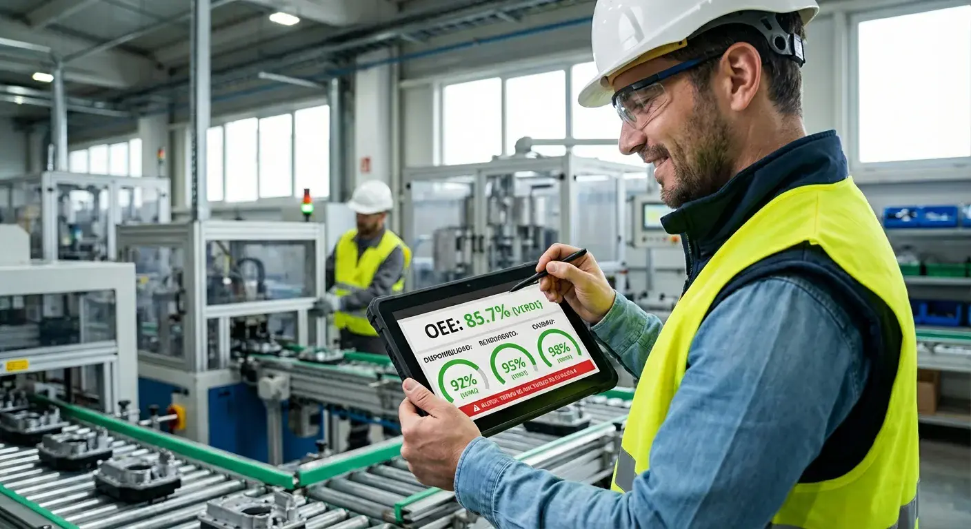 Dashboard de monitoreo OEE en tiempo real