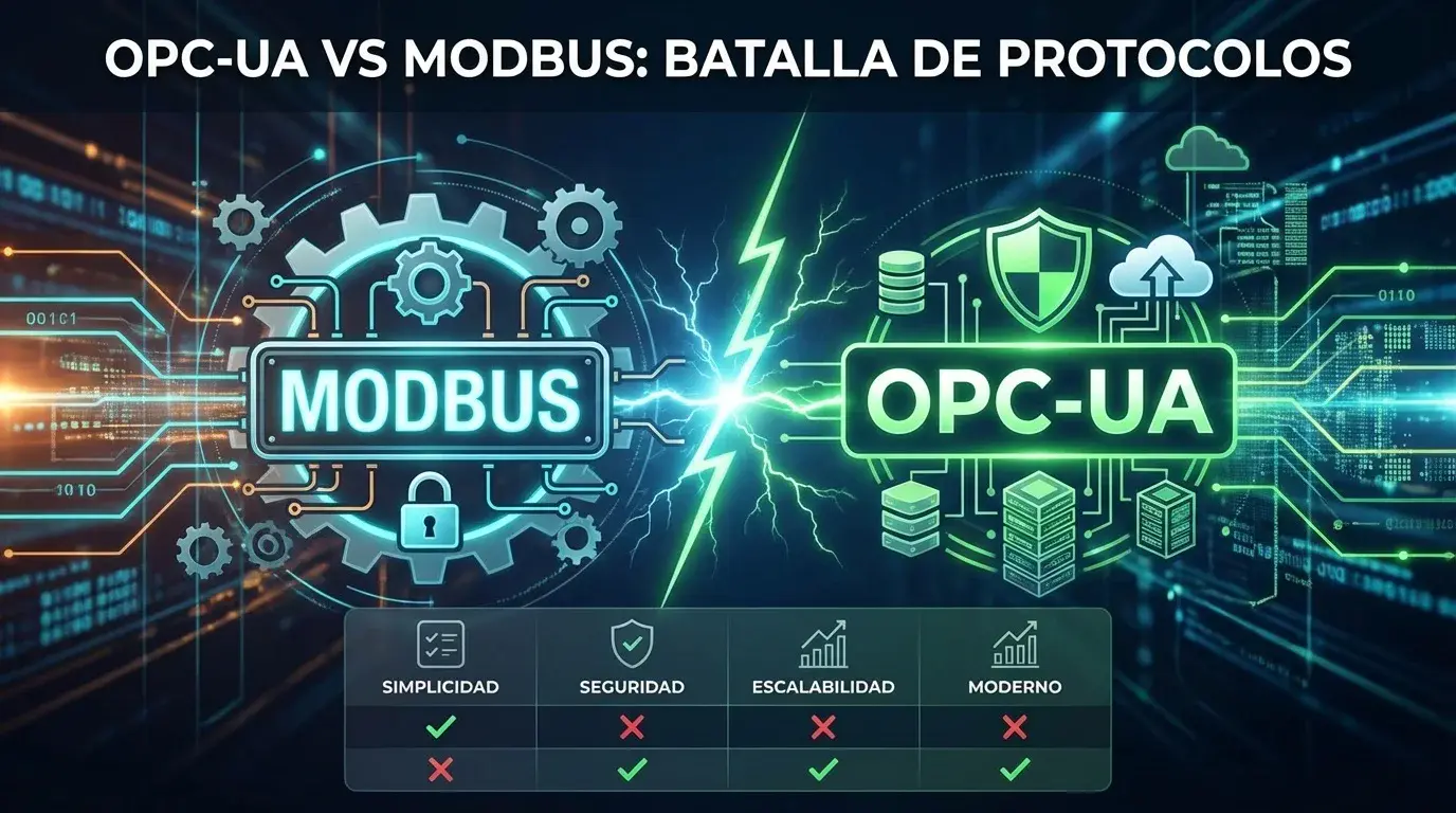 OPC-UA vs Modbus: David contra Goliat en 2025