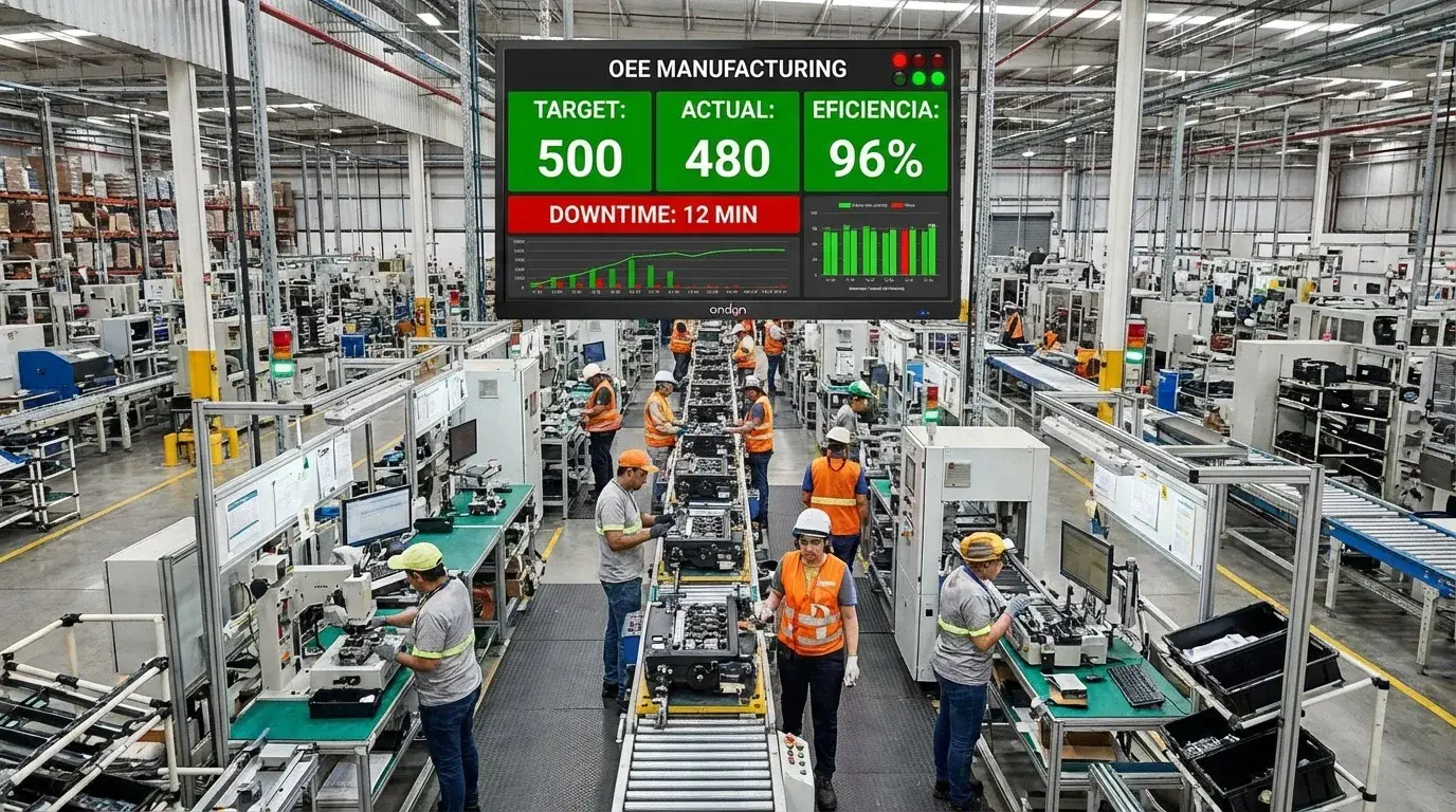 Control Total de Producción y OEE en Tiempo Real