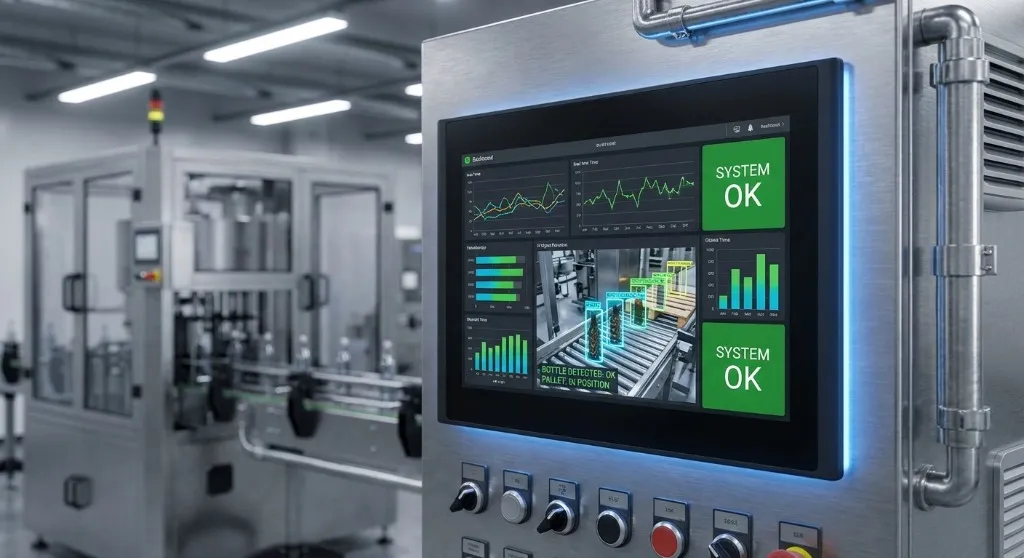 Dashboard HMI en Planta