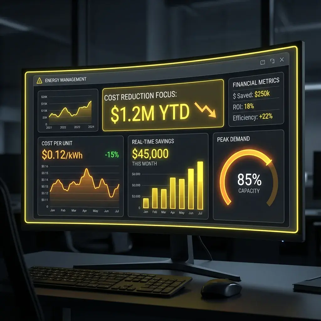 Dashboard Eficiencia Energética Industrial