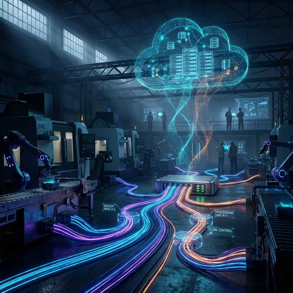 Arquitectura Completa IoT Industrial - De la Máquina al Usuario